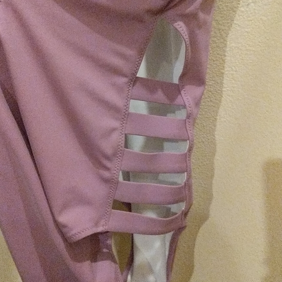 VS Pink One-piece Mauve Swimsuit - Picture 4 of 5